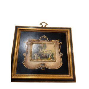 Sangott Art Studios Hand colored egraved asian middle eastern outdoor theme wall